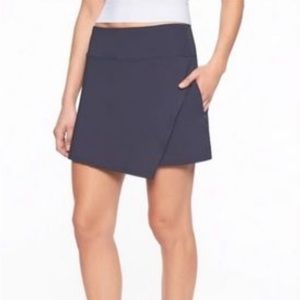 💙Athleta Volley Navy Blue Asymmetrical Skort